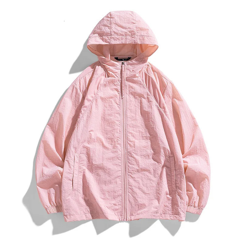 Sun Protection Jacket Men Hiking Thin Camping Ice Skin Fishing Ultra-Light Quick Drying Windbreaker Outdoor Male Coats 250605