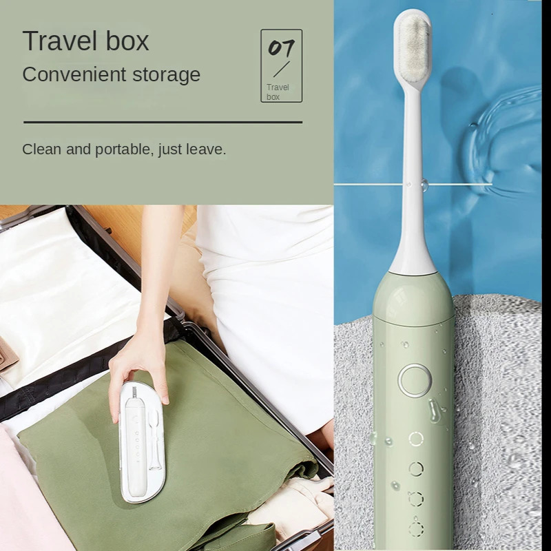 Sonic Electric Toothbrush Wireless Charging Holder Beautiful Stand Casing Travel Case Super Soft Bristles Gift Oral Rechargeable 250604