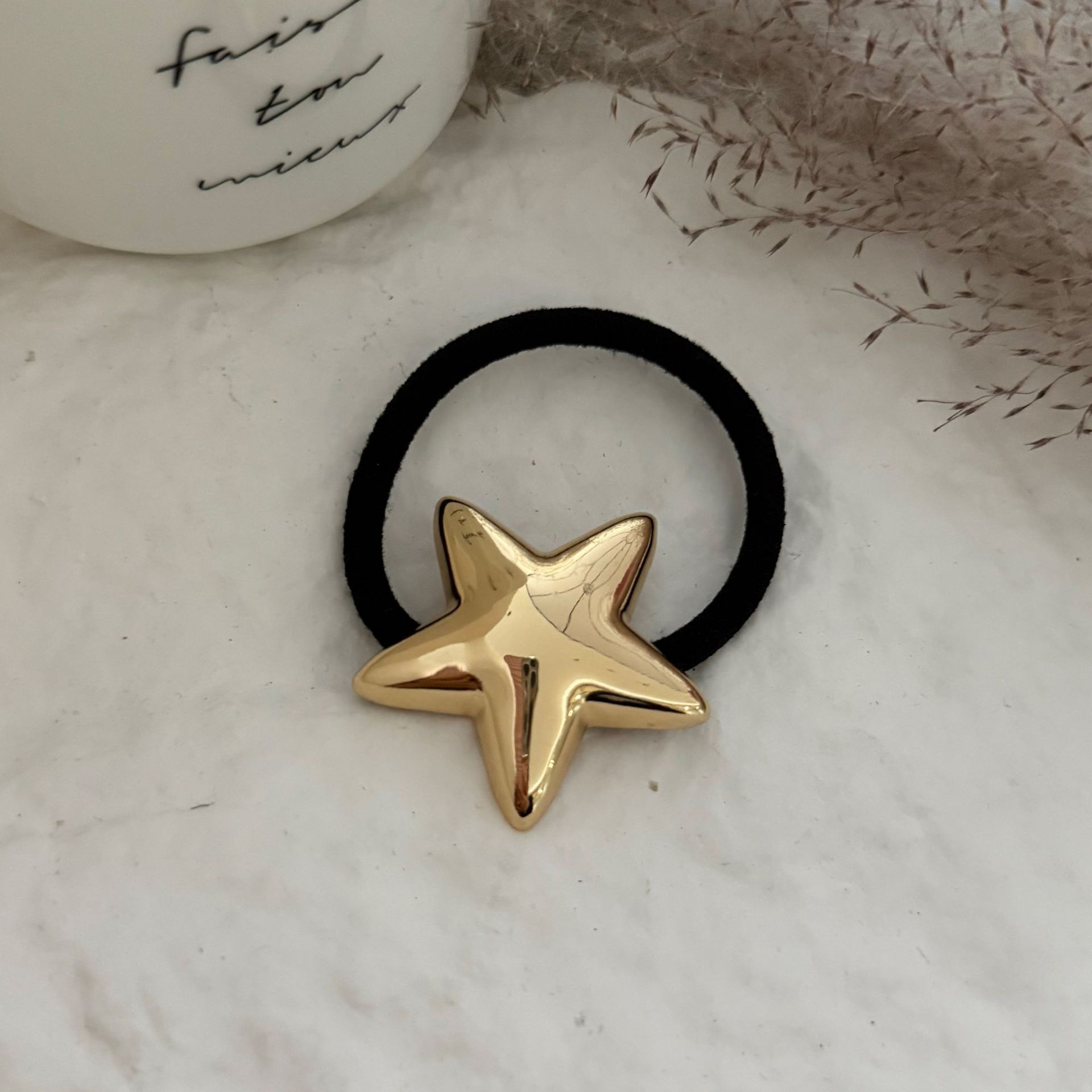 New Hair rope Style High End Metal Hair Ties Elegant Versatile Minimalist for Ponytails