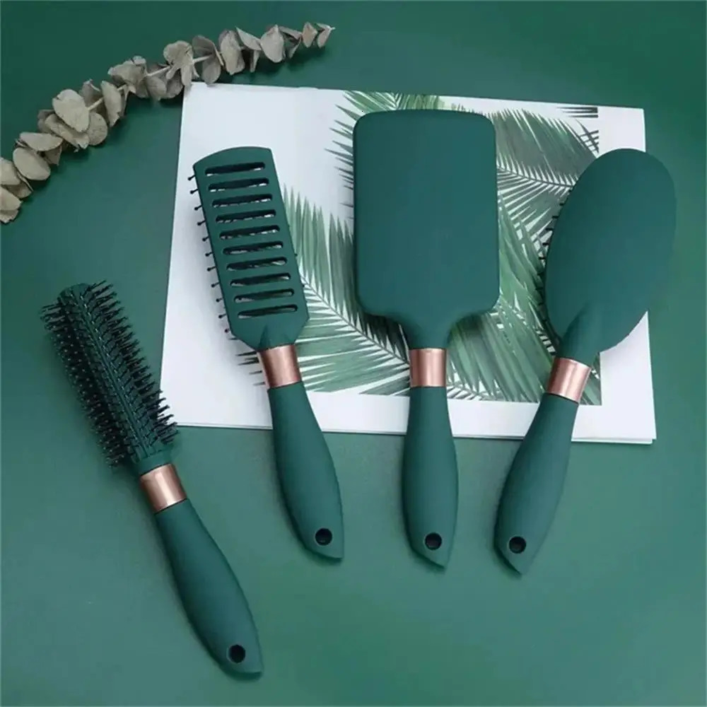 Marseilis Hair Massage Air CushionComb Brush Scalp Hairbrush Detangle Anti Static Salon SPA Hairdressing Styling Tool Oval Round 250603