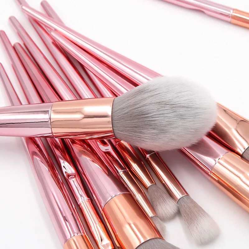 10 Makeup Brush Set Thumb Handle Large Powder Brush Beauty Tools Wet N Wild Eyeshadow Brush Laser Portable Brush BagW250605
