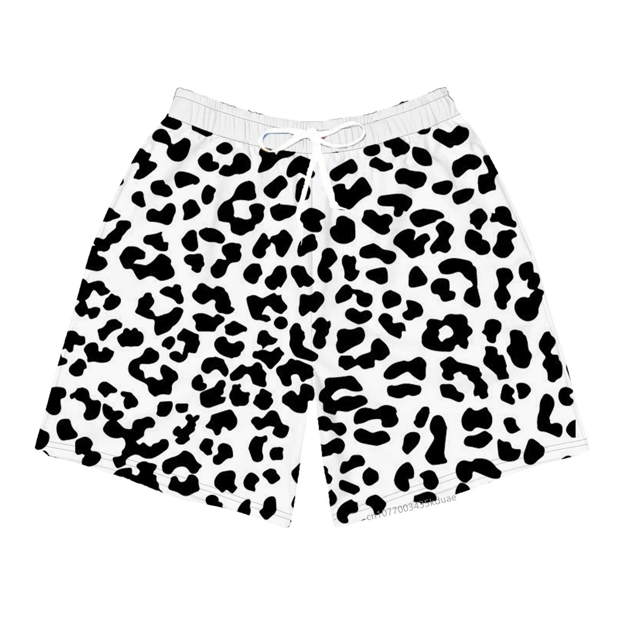 Leopard Printed Wild Shorts Valentines Day Shorts Men Summer Hawaii Beach Vacation Clothing Womens Mens Animal Pattern Bottoms XJ250605