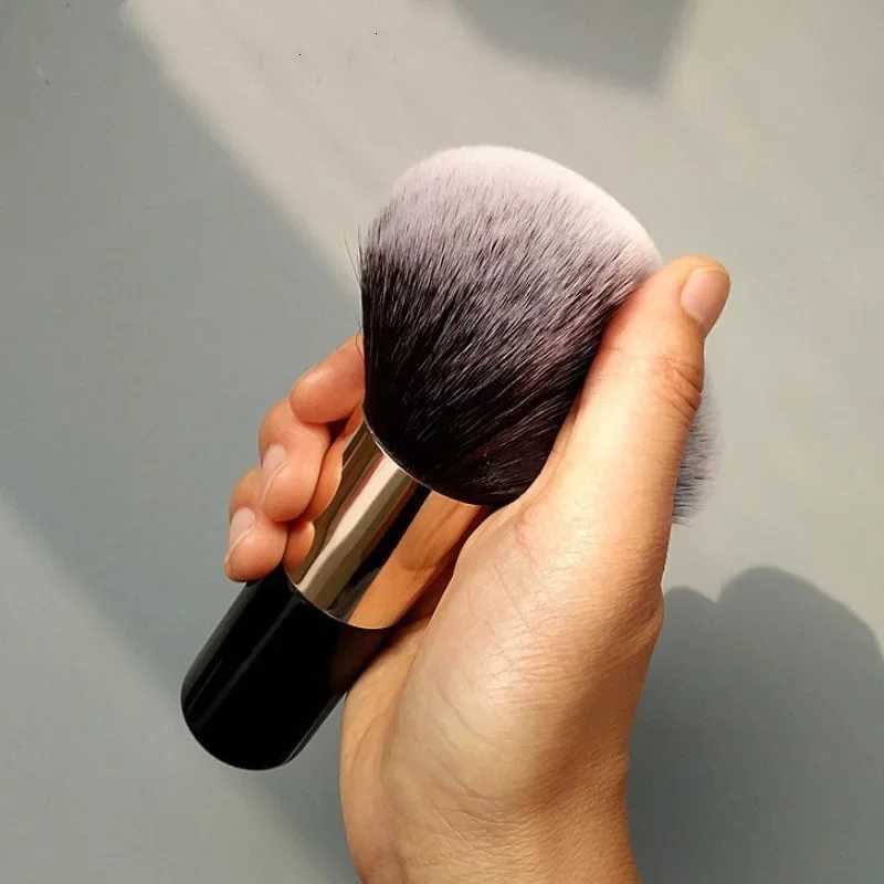 1pc Large Round Handle Multifunctional Makeup Brushes Girl Black Professional Powder Foundation B Brush Cosmetic Accessories W250605