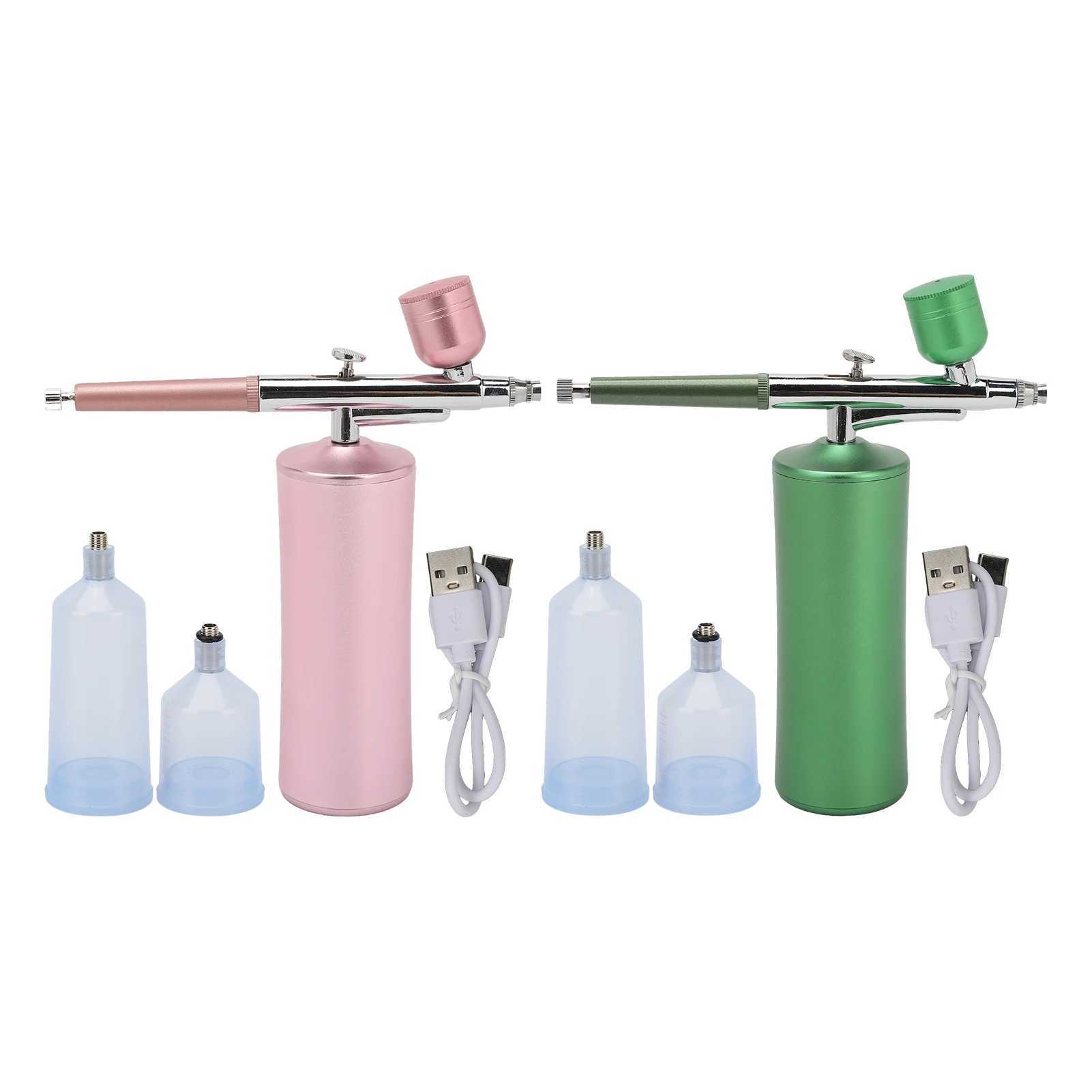 Facial Oxygen Sprayer Facial Oxygen Injector Deep Moisturizing USB Rechargeable Handheld Face Water Sprayer with 3 BottlesXJ250607