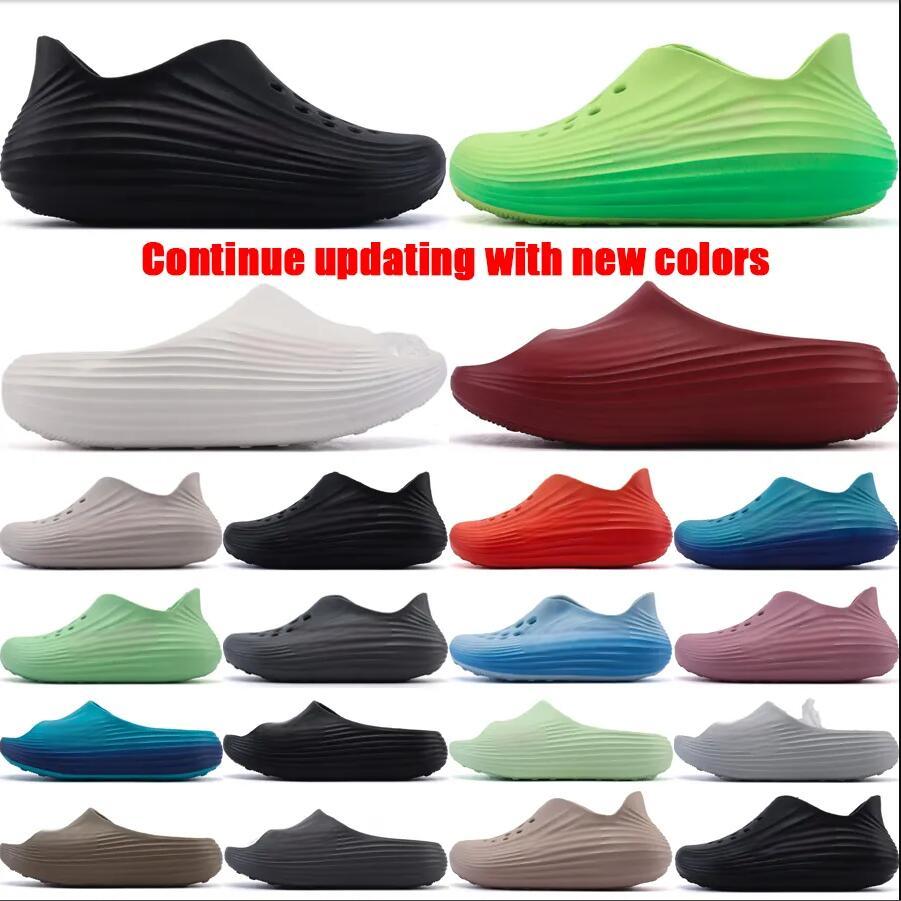 Designer Rejuven8 Sandals For Men Women New Slippers Triple Black Green Strike Volt Safety Orange Slides Slipper Summer Outdoor Beach Sandal Size 36-45