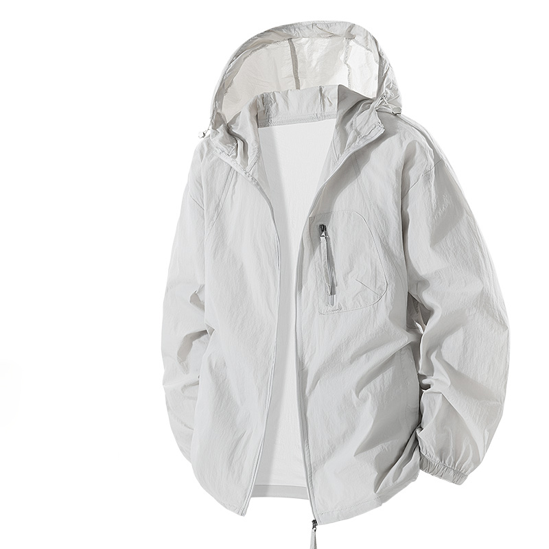 Sunscreen clothing, men's and women's fashion style, summer new style, original yarn, outdoor fishing, ice silk skin clothing, breathable ja