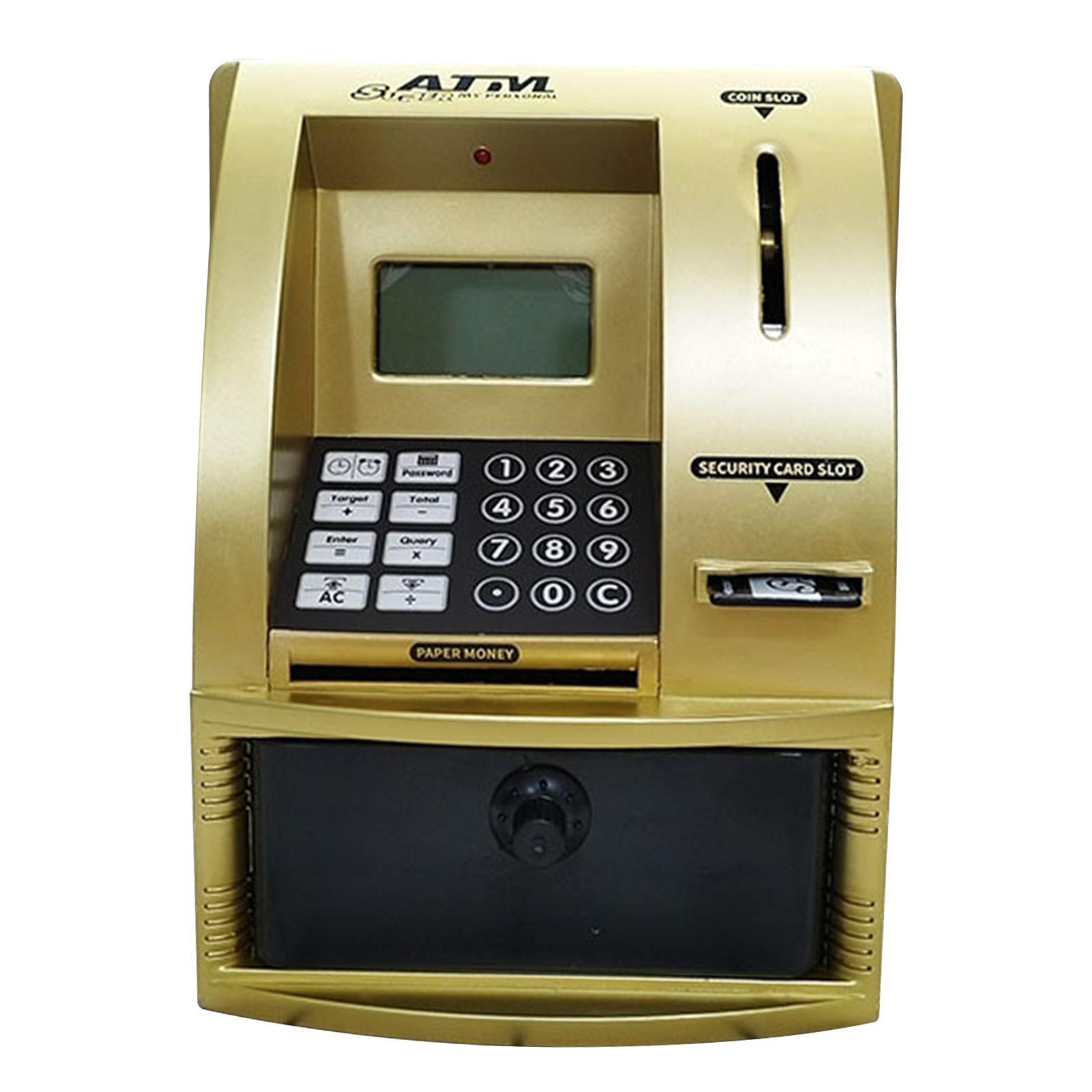 ATM Piggy Bank for Kids Money Saving Box for Ages 3 4 5 6 7 8 Years Old