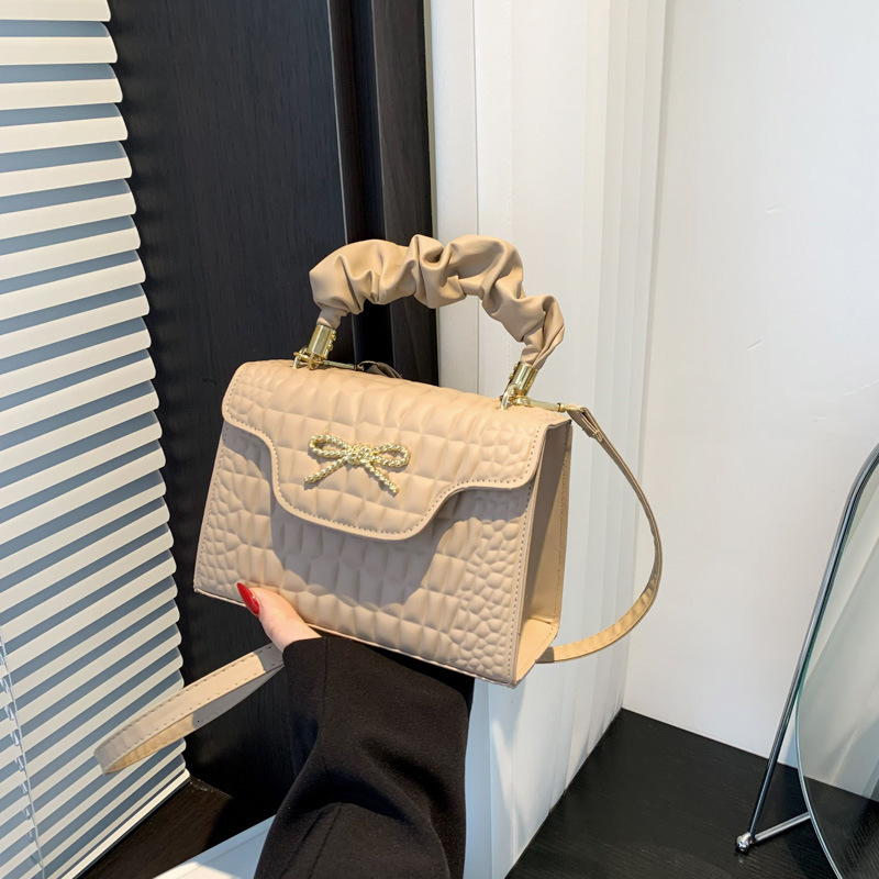 designer Crocodile Pattern Handbag Small Square Bag for Women 2025 New Fashion Shoulder Bag Cross-border Trade Dropshipping Versatile Crossbody Bag