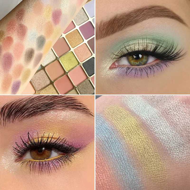 40 Color Eyeshadow Palette - Matte Shimmer Glitter Nude Highlighter Long Lasting 24H Waterproof Smudge-Proof Makeup Kit W250605