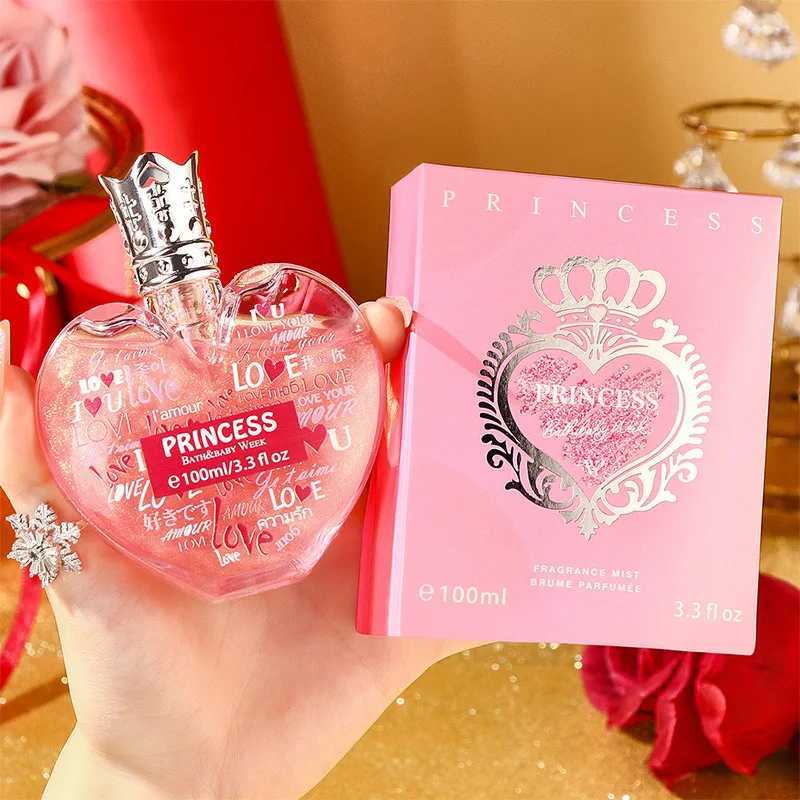 Love Heart Crown Princess 100ml Perfume For Women Singapore Malaysia Pink Lasting Eau De Toilette Elegant Sweet Floral Body Spray W250605