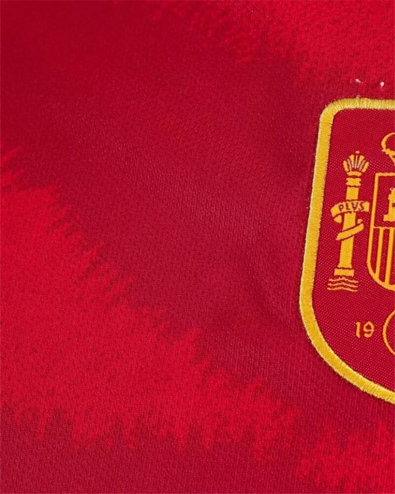 Children's Sport Set Boy Girl Spain Fans Shirt Training Wear Men And Kids Games Soccer Kits Leisure Uniforms