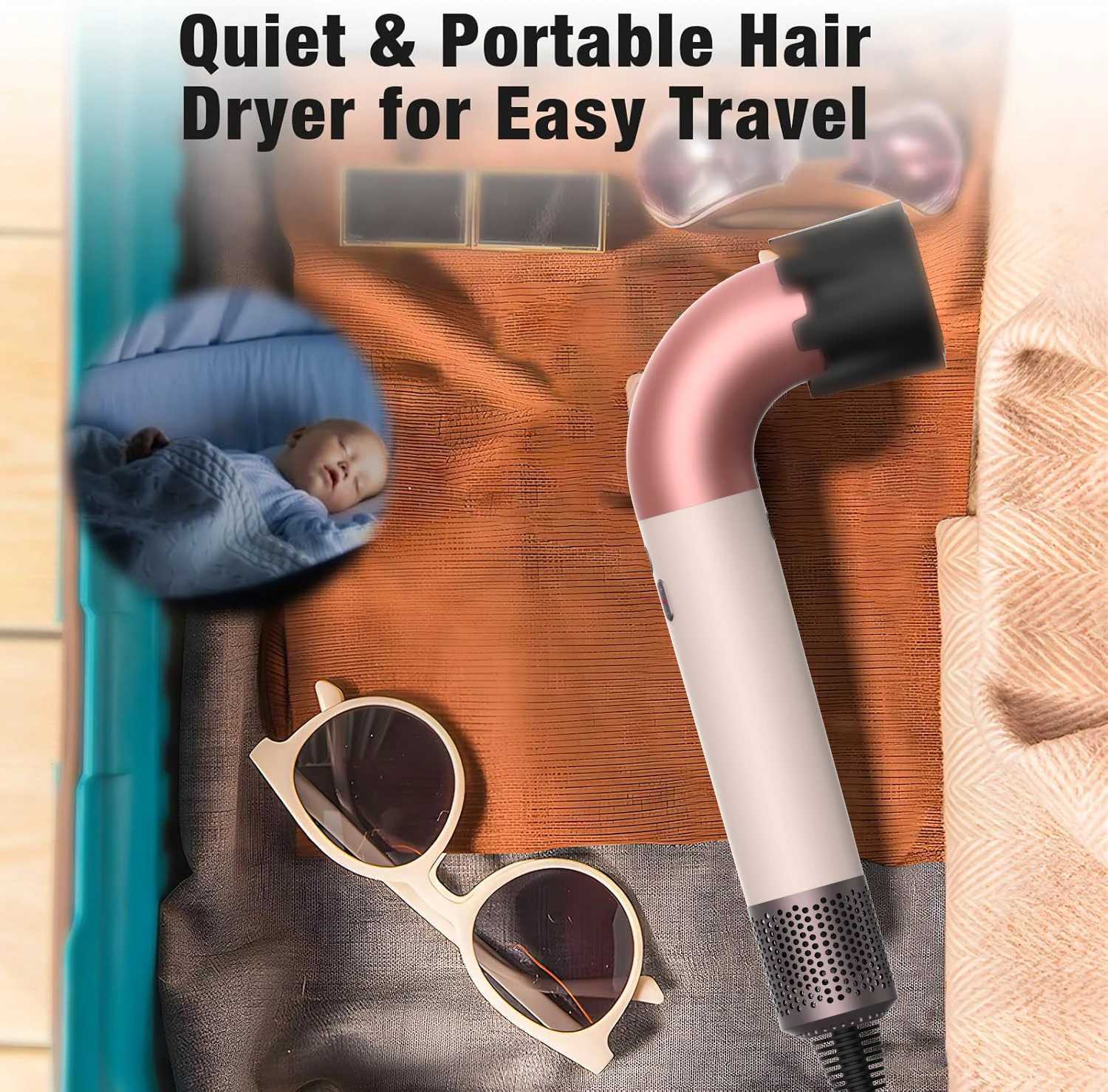 200 Million Anion Blow Dryer Professinal Leafless Hair Dryer Negative Lon Hair Care Quick Home Powerful Hairdryer Constant HD18XJ250605