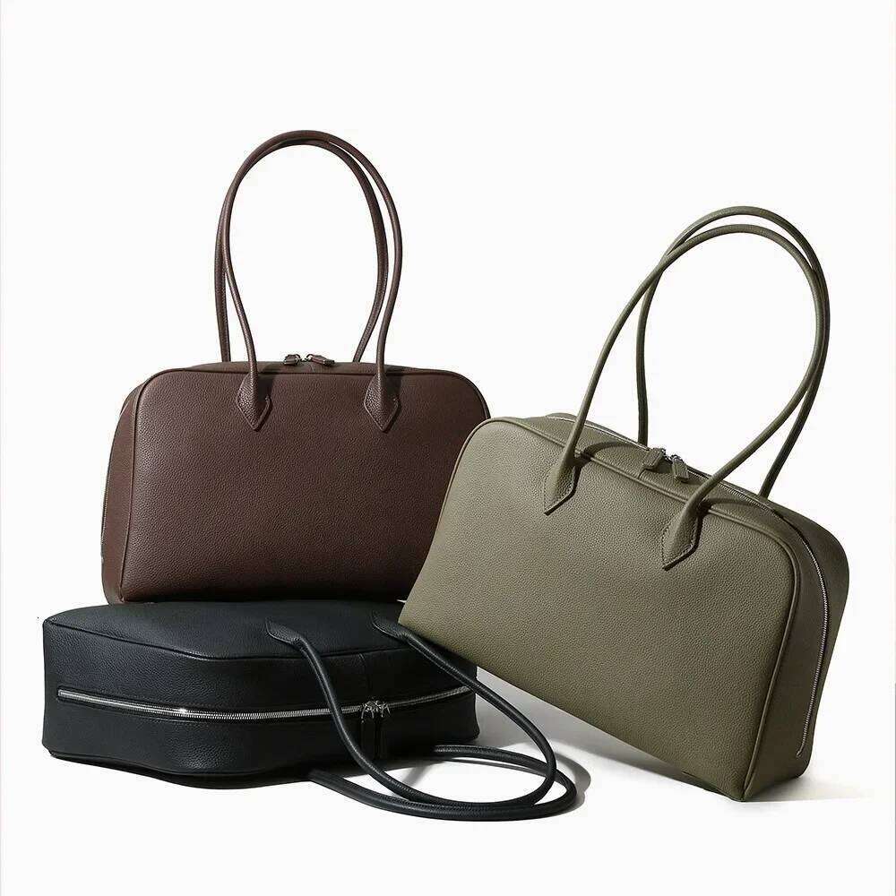 Women's Bags Designer Autumn/Winter High-End Feelniche Top Layer Cow Shoulder Trendy Genuine Leather Women's Handbag Guangzhou Box Bag