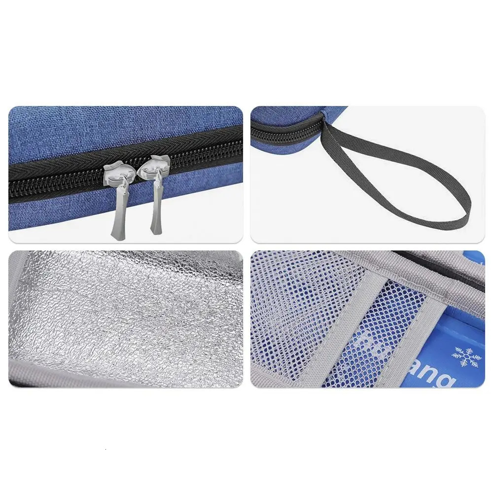 Waterproof Diabetic Pocket Pill Protector Insulin Cooling Bag Portable Travel Case Thermal Insulated Cooler without Gel 250528