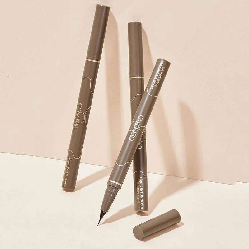 Ultra Thin Black Brown Lower Eyelash Eyeliner Pen Waterproof Lasting Smooth Lying Silkworm Eyes Liner Pencils Eye Makeup Tools free shipping