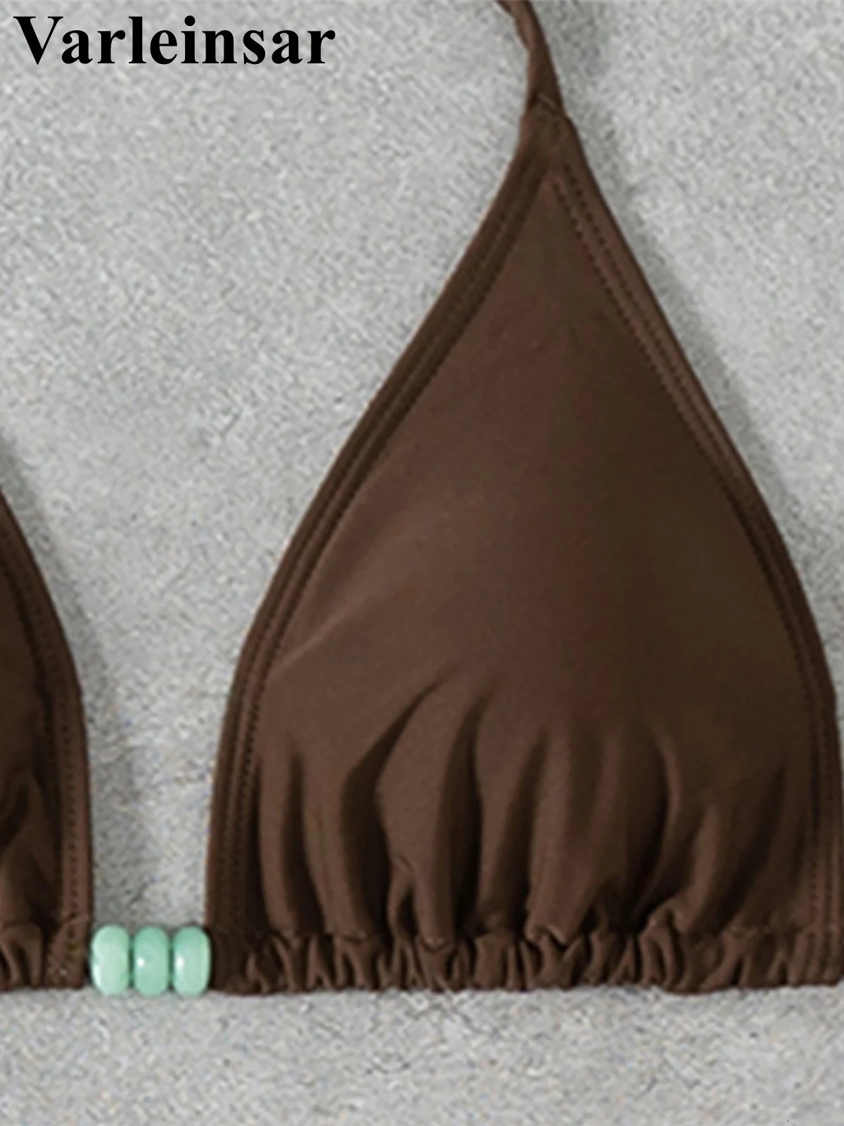 XS L Halter High Leg Cut Strappy Bikini Female Swimsuit Women Swimwear Twopiece set Bather Bathing Suit Swim V7004 250604