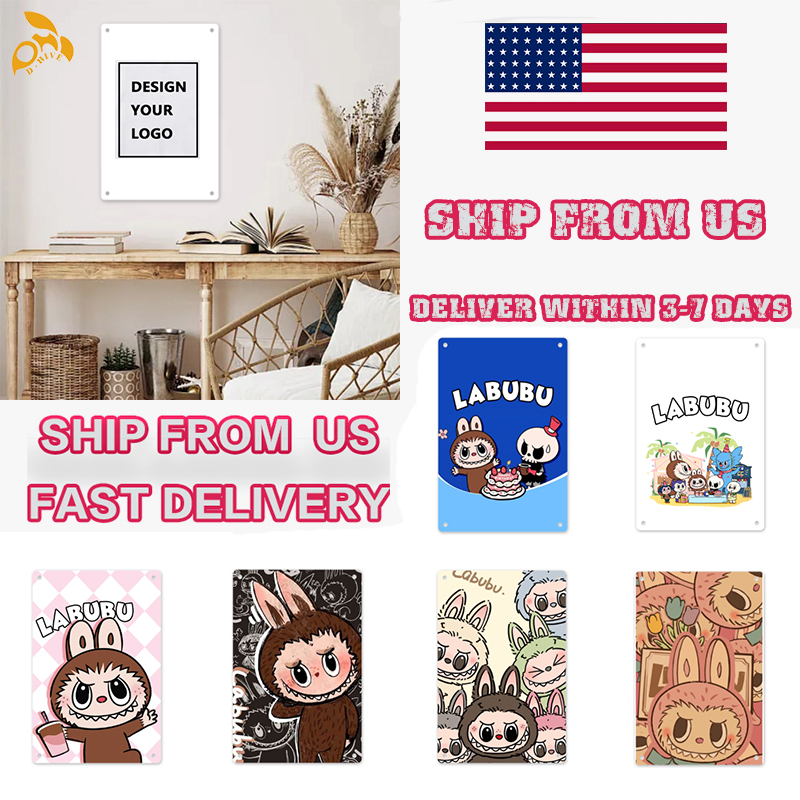 Free shipping customized DIY fashion Home Decor Decoration Decorative 8x12in vertical aluminum signboard