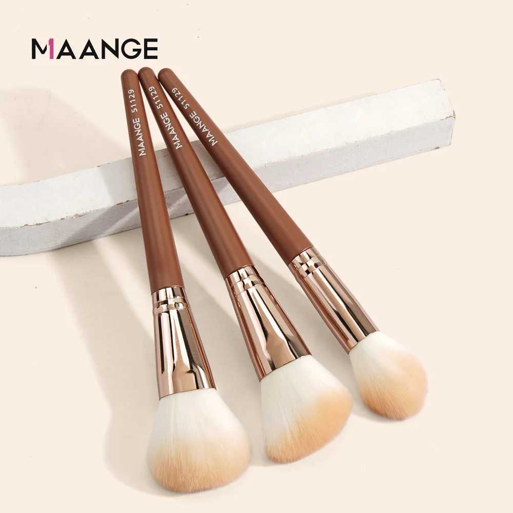 MAANGE Top 3 Makeup Brushes Face Powder Ber Brush Powder Brush Cosmetic Brush W250605