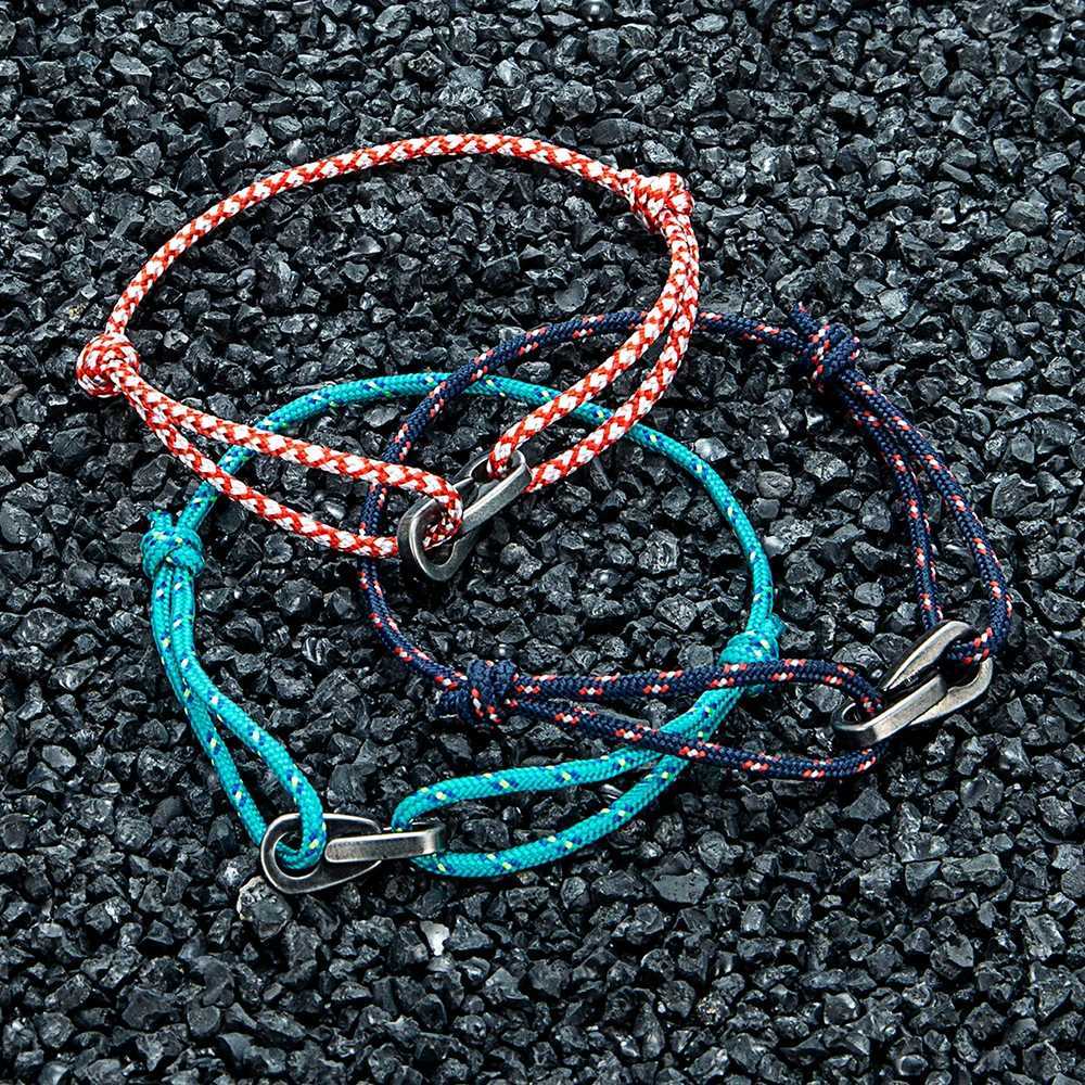 MKENDN Vintage Oxidized Black Chain Link Rope Bracelet Men Women Stainless Steel Motorcycle Jewelry Water Drop Accessories GiftsXJ250604