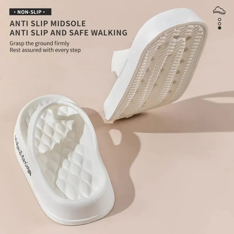 Womens Platform Non-slip Slippers Solid Color Indoor Flip FlopsWomens Footwear ZYT2438 250605