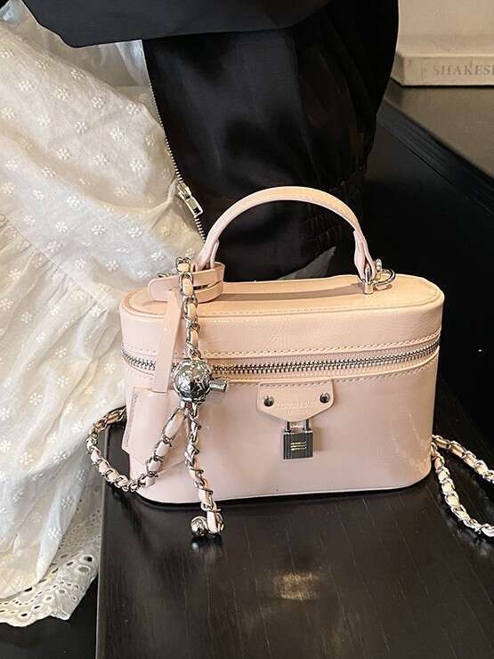 High-end Box Fashion Handbag Small Square 2025 New Versatile Exquisite Makeup Lipstick Bag