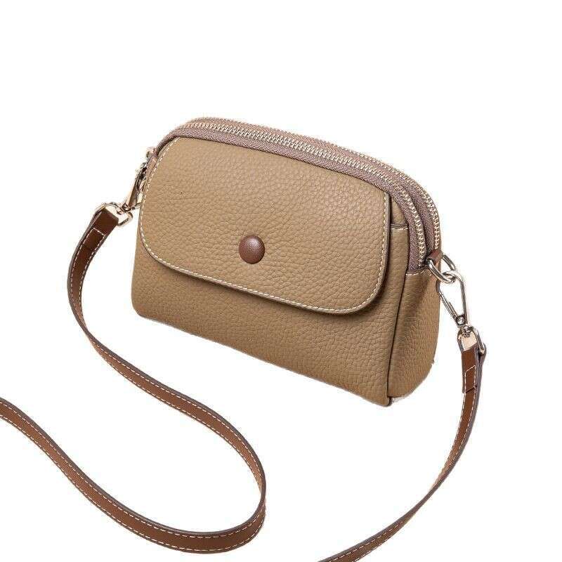 Gefeni Small for Women 2025 New Trend Top Layer Cowhide Women's Genuine Leather Fashion Shoulder Light Luxury Crossbody Bag