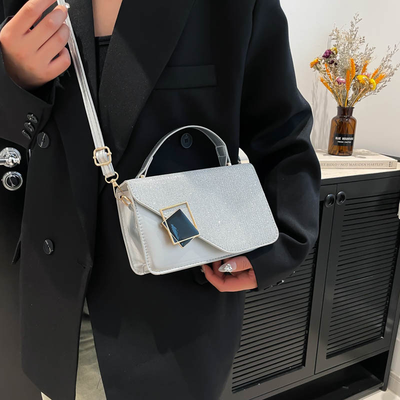 designer Casual Bag for Women Retro 2025 Spring New Small Square Bag Trendy Simple Handbag Fashion Single Shoulder Crossbody Bag