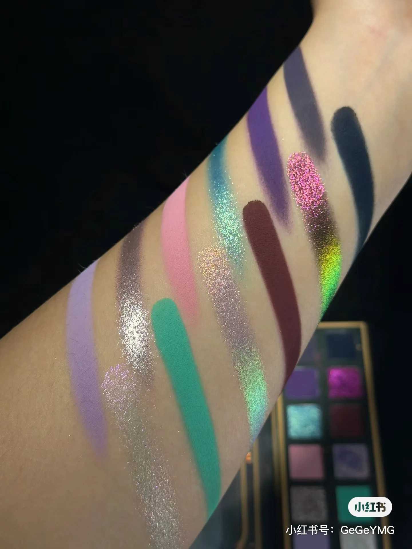 Anthemy Backlight Butterfly 2 Color Eyeshadow Palette Matte Chameleon Eyeshadow W250605