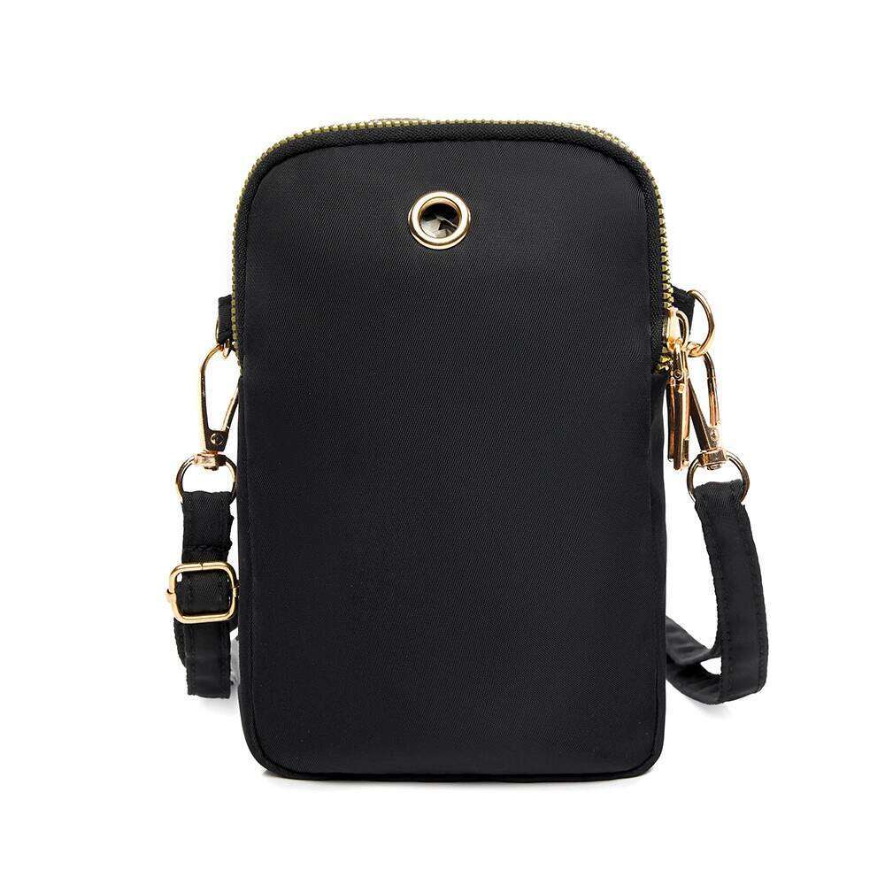 Multi-purpose waterproof wear-resistant large capacity crossbody women's multi-layer zipper neck shoulder mobile phone bag