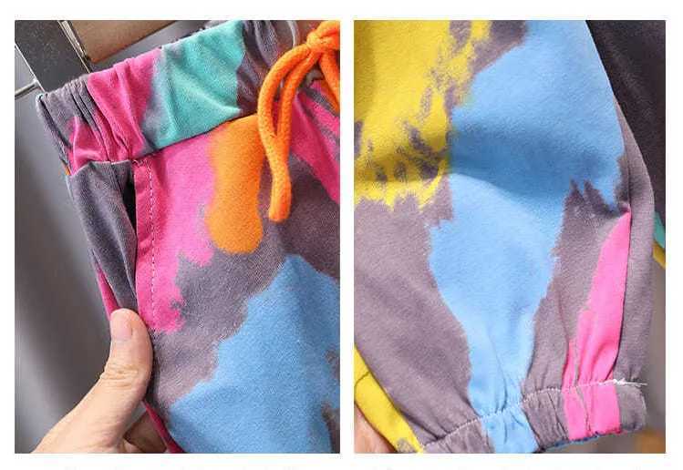 0-9Years Summer Casual Kids Clothes 2 Piece Set Clothing Cool Boy T-shirt + Shorts Clothing Boys Tracksuit Children Baby Clothes R250605