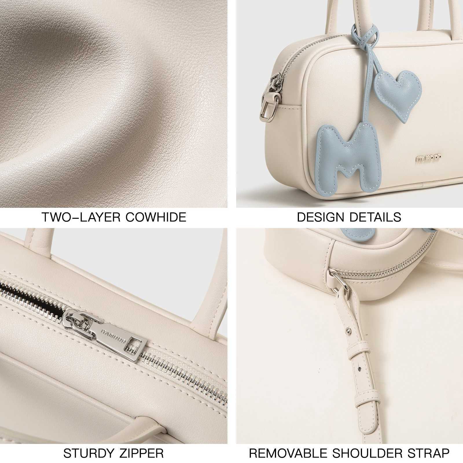 ITAMOOD Bowling Bag Women Original Designer Brand One Shoulder Crossbody Handbag Boston Summer Makeup Bag Valentine Gift School Y250605