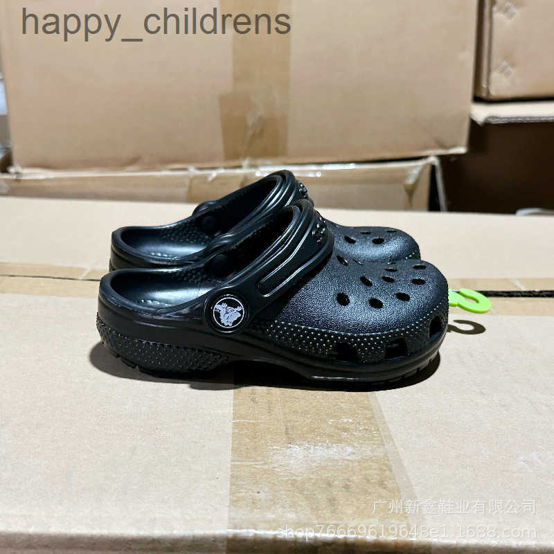2025 Little Star Childrens Clogs Parent-child Outdoor Soft Sole Closed-toe Cartoon Cute Sandals U250605