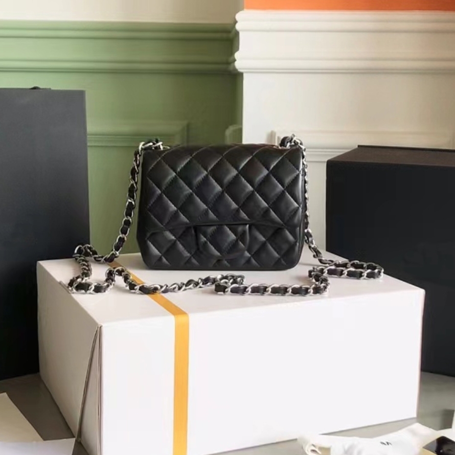 designer bag Luxury Bag shoulder bag crossbody bag 17cm mini bag genuine leather 10A designer handbag tote bag caviar lambskin bags classics chain women bag wiht box