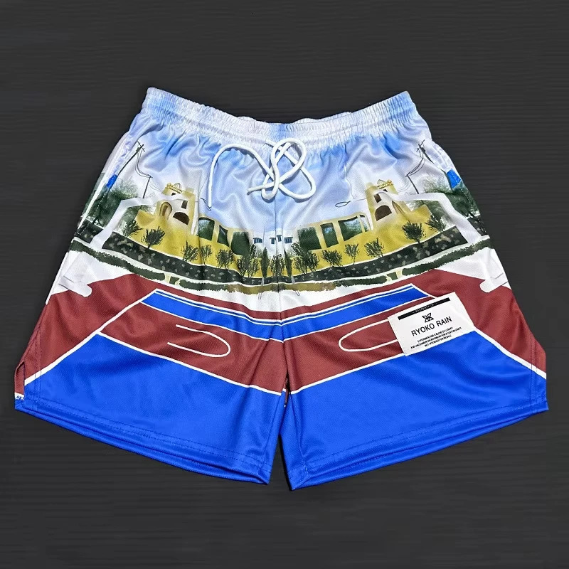 Summer Men Casual Shorts Fitness Sports Short Pants Running Fastdrying Mesh Basketball Training men 250604