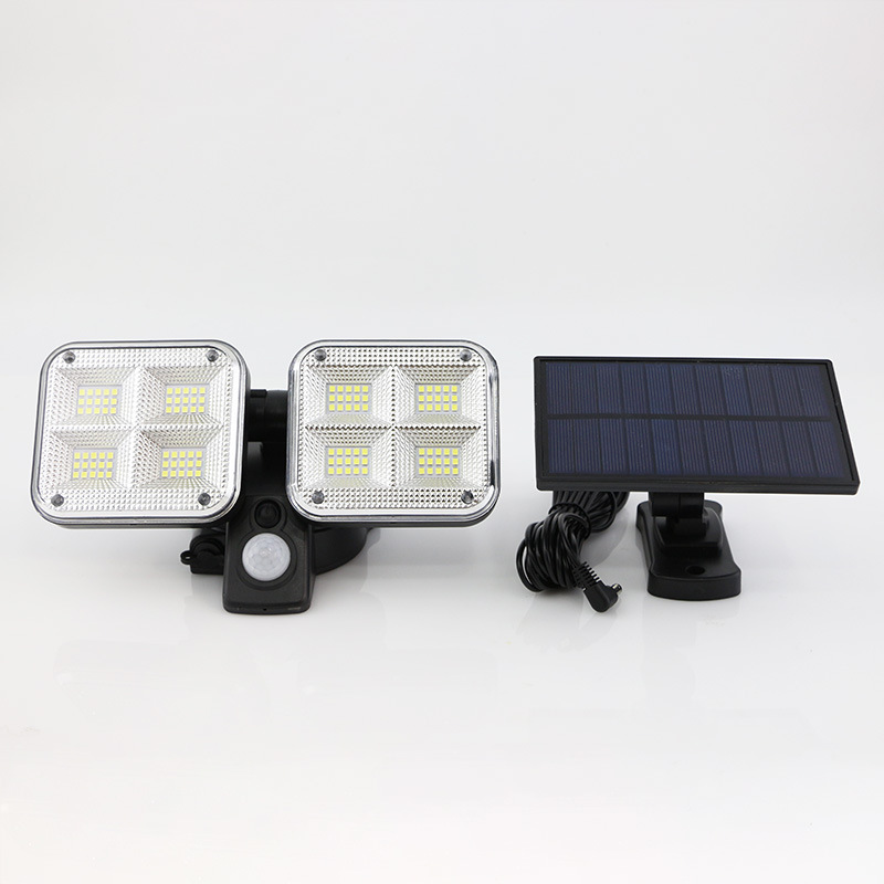 LED Outdoor Induction Solar Light Human Body Remote Control Flood Light LED Solar Induction Light Supply