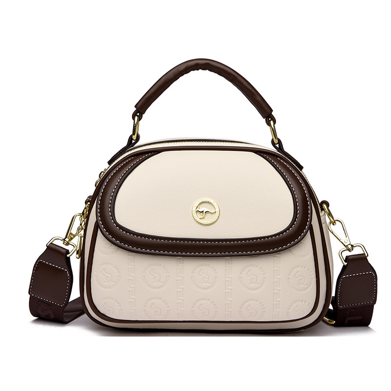 New Style Fashion Small Square Bag for Middle-aged Women 2025 New Style Ladies Wide Shoulder Strap Handbag Crossbody Bag Mom Bag New Free Delivery Des