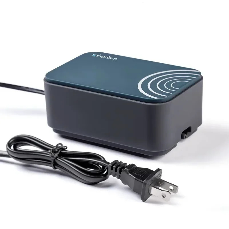 Aquarium Ultra-Quiet Air Pump Adjustable Fish Tank Aerator with Dual Outlet Pump Pump for Gallon Tank 250605