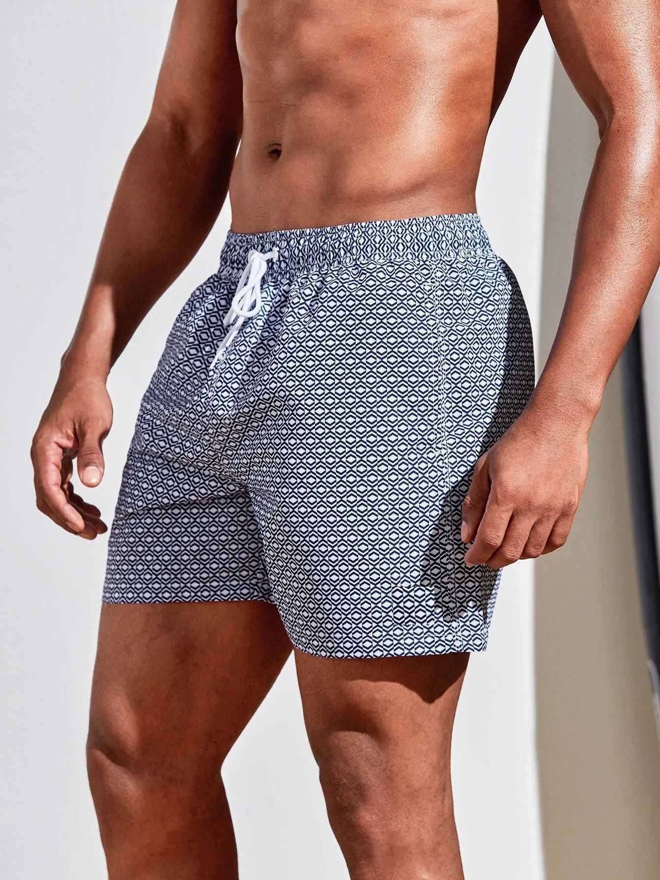 Summer MenS Beach Shorts 3D Printed Shorts Loose Quick Drying Beach Vacation Surfing Swimming Clothing MenS Shorts XJ250605