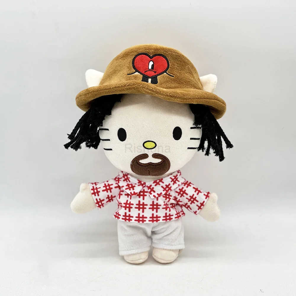 Sanrio Hello Kitty dolls Hello Selena Plush Toys Cute Cartoon Cat Anime Plush Doll Soft Stuffed Dolls Room Decoration Kids Toy gifts X250605