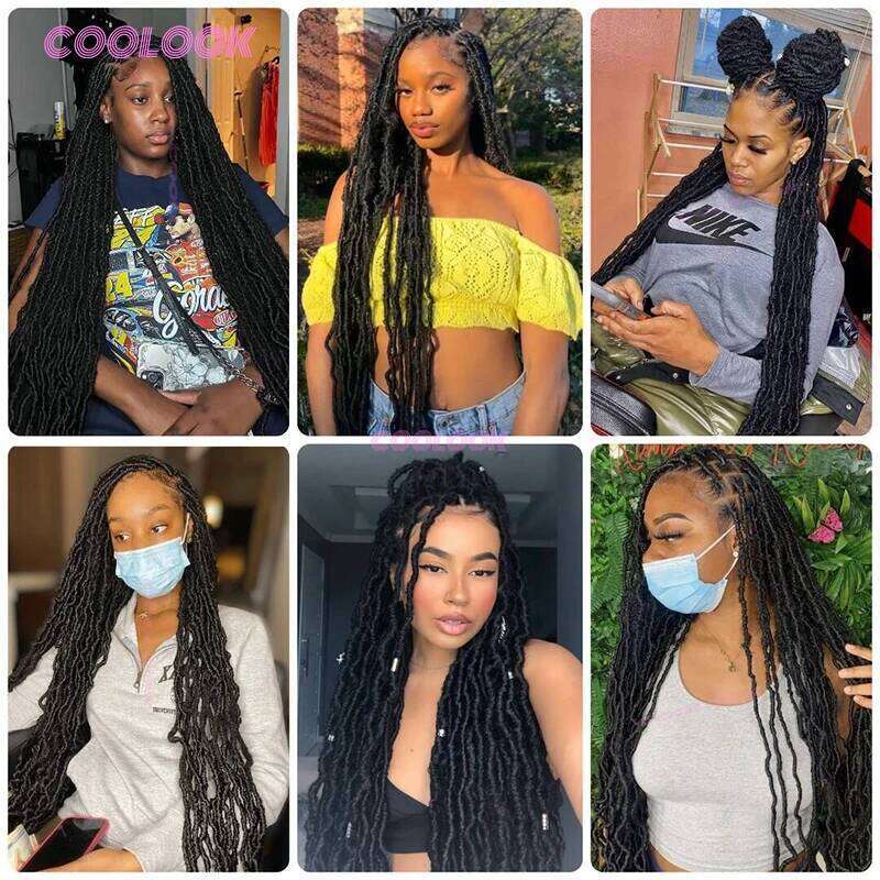 Super Long Dreadlock Synthetic Full Lace Butterfly For Black Women Knotless Box Braids Hair Wig Braided Wigs