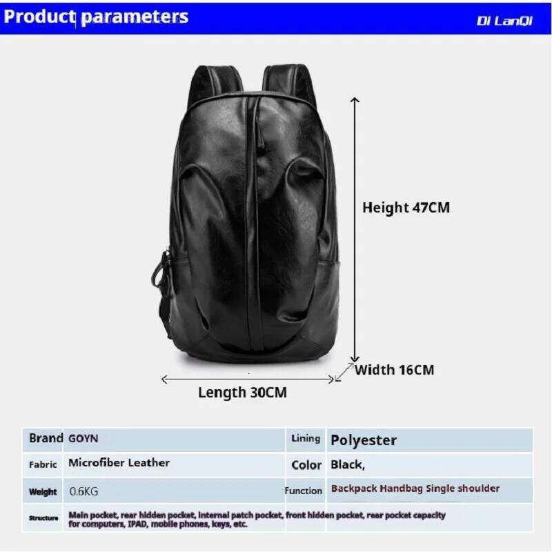 Vintage Leather Backpack Casual Daypack Backpacks For Men Women 14 Inch Laptop Bag Large Capacity Travel Hiking Camping Rucksack 2025/06/05