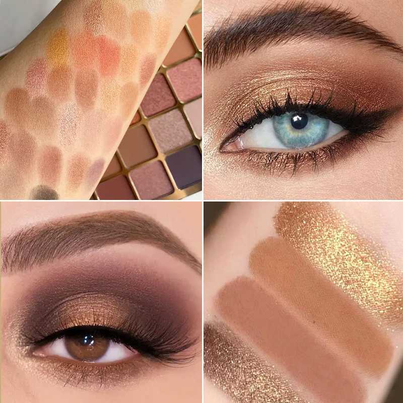 40 Color Eyeshadow Palette - Matte Shimmer Glitter Nude Highlighter Long Lasting 24H Waterproof Smudge-Proof Makeup Kit W250605