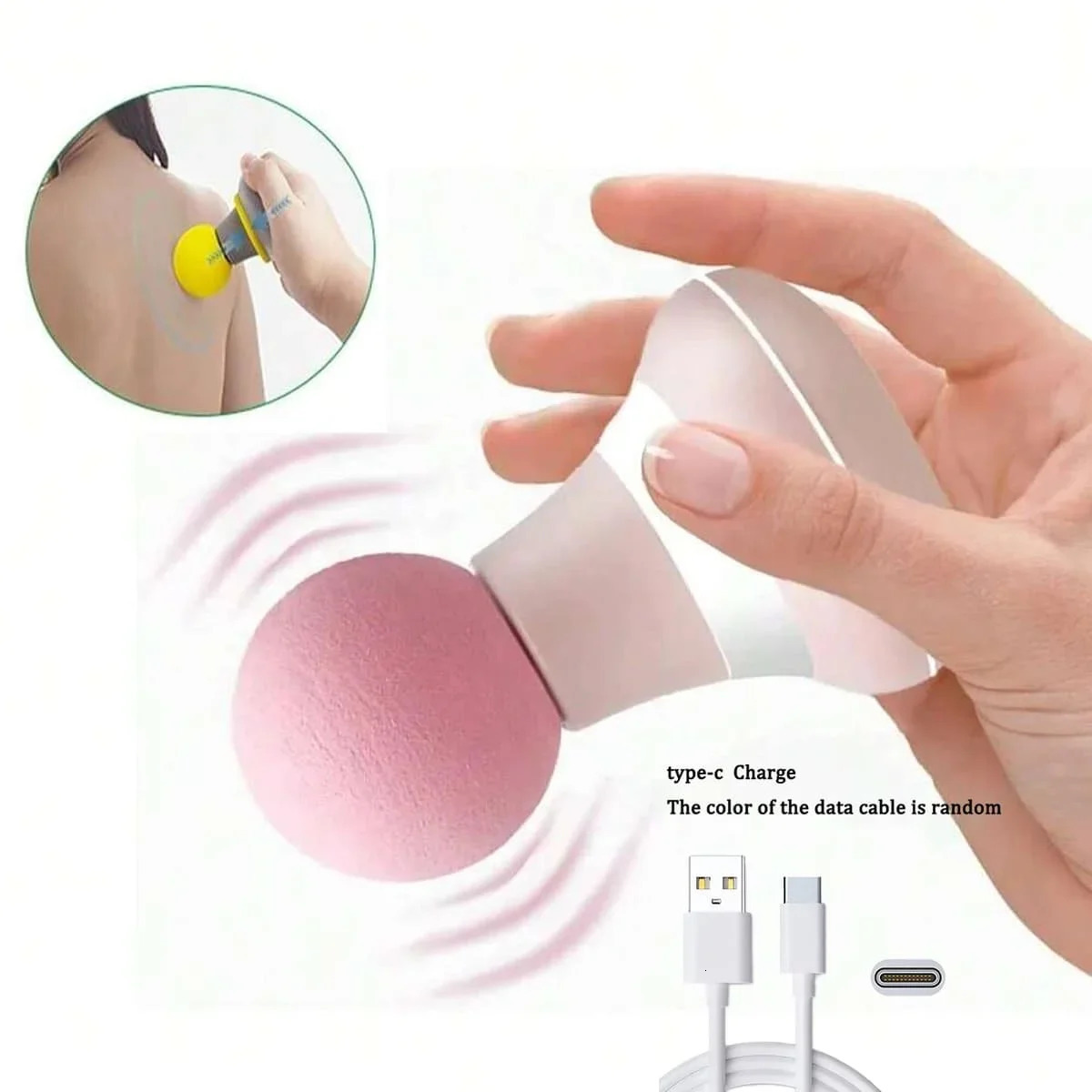 Mini Smart Rechargeable Muscle Massage Gun Full Body Relaxation And Recovery Device Portable Fascia Release Massager 250605