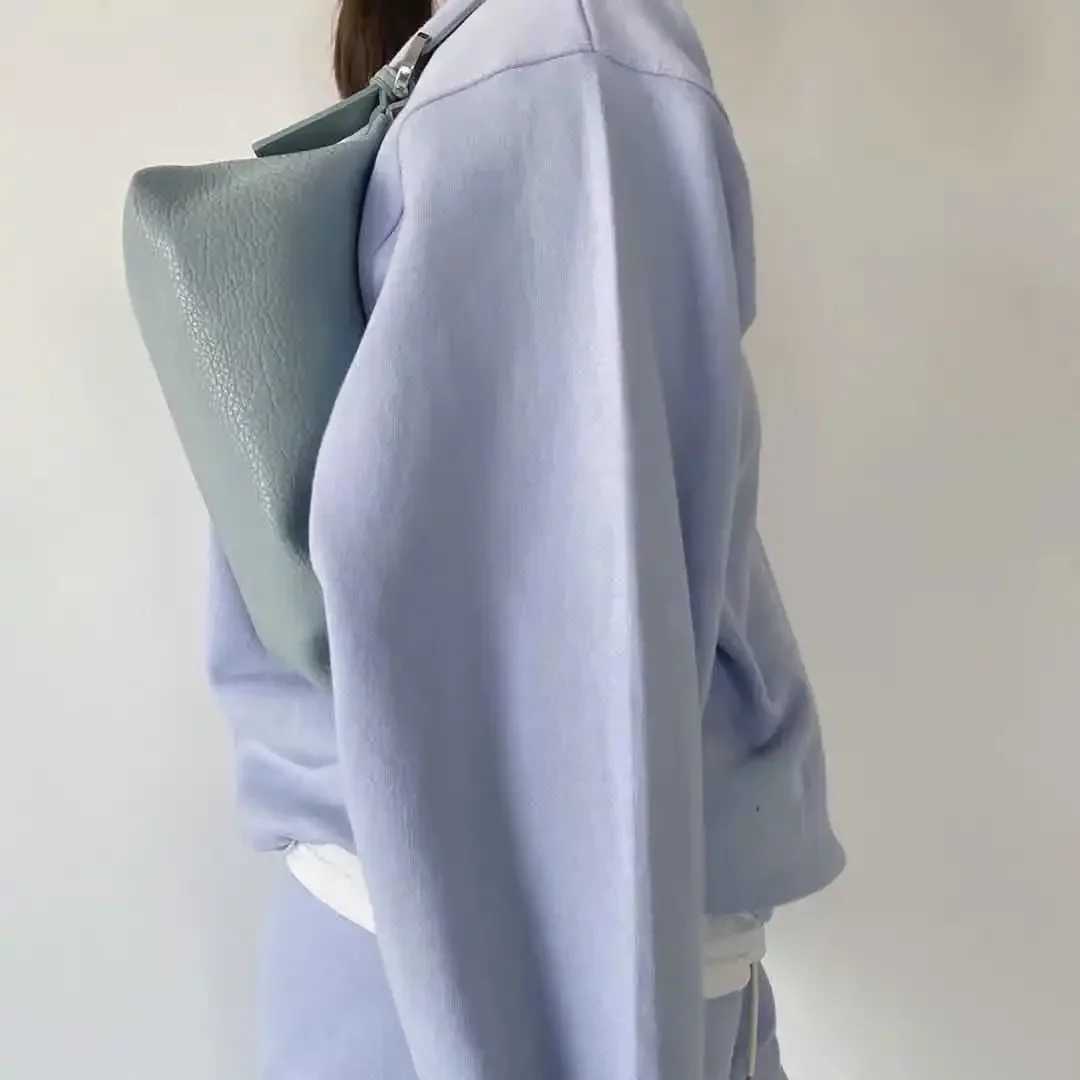 Underarm Bag for Women Summer New Small Fresh Line Celebrity Temperament E-Shoulder Handbag Soft Lychee Pattern Baguette Bag XJ250605