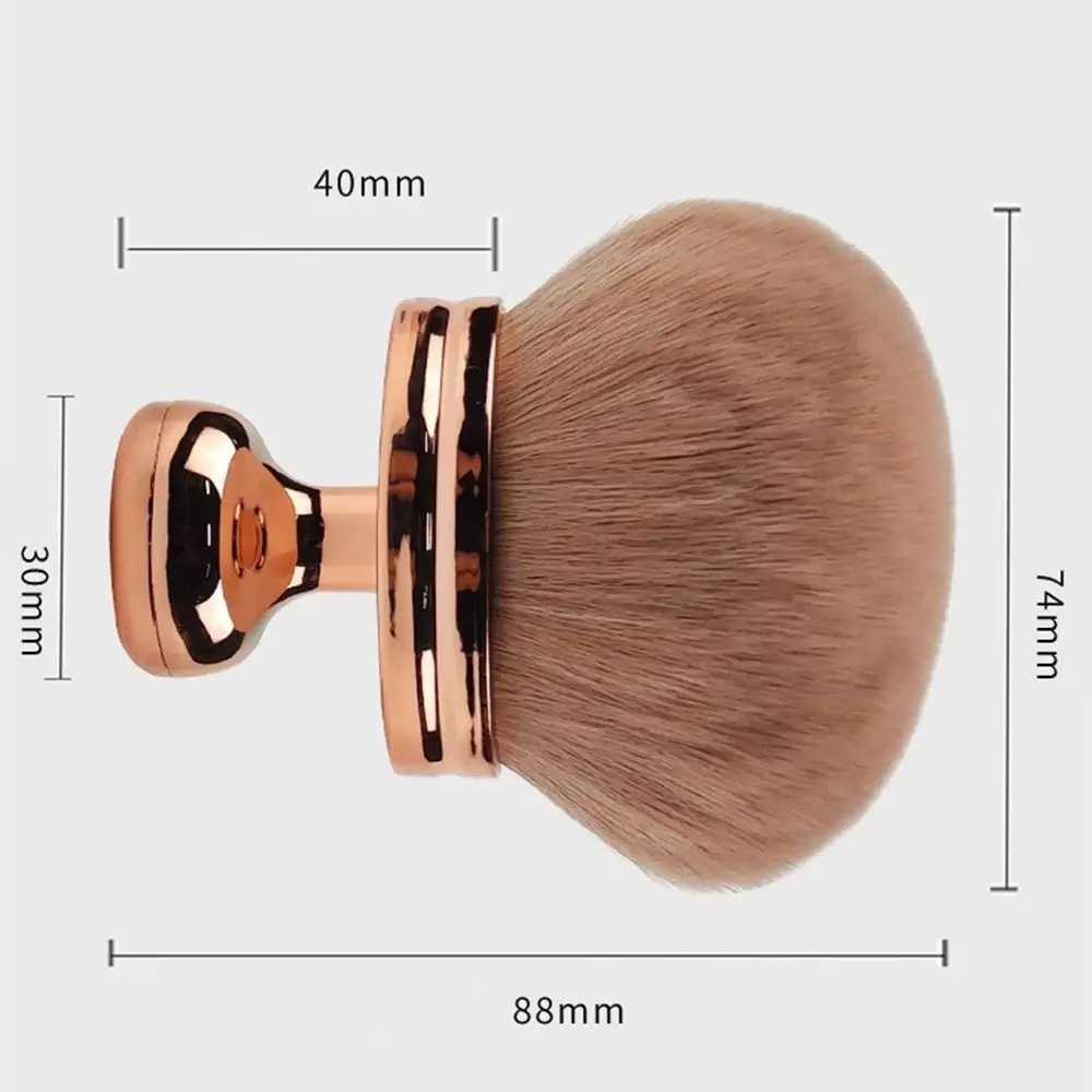 Extra Large Body Makeup Brush 74mm Wide-headed Professional Self Tan Back Applicator Soft Synthetic Hair Kabuki Brush BronzersW250605