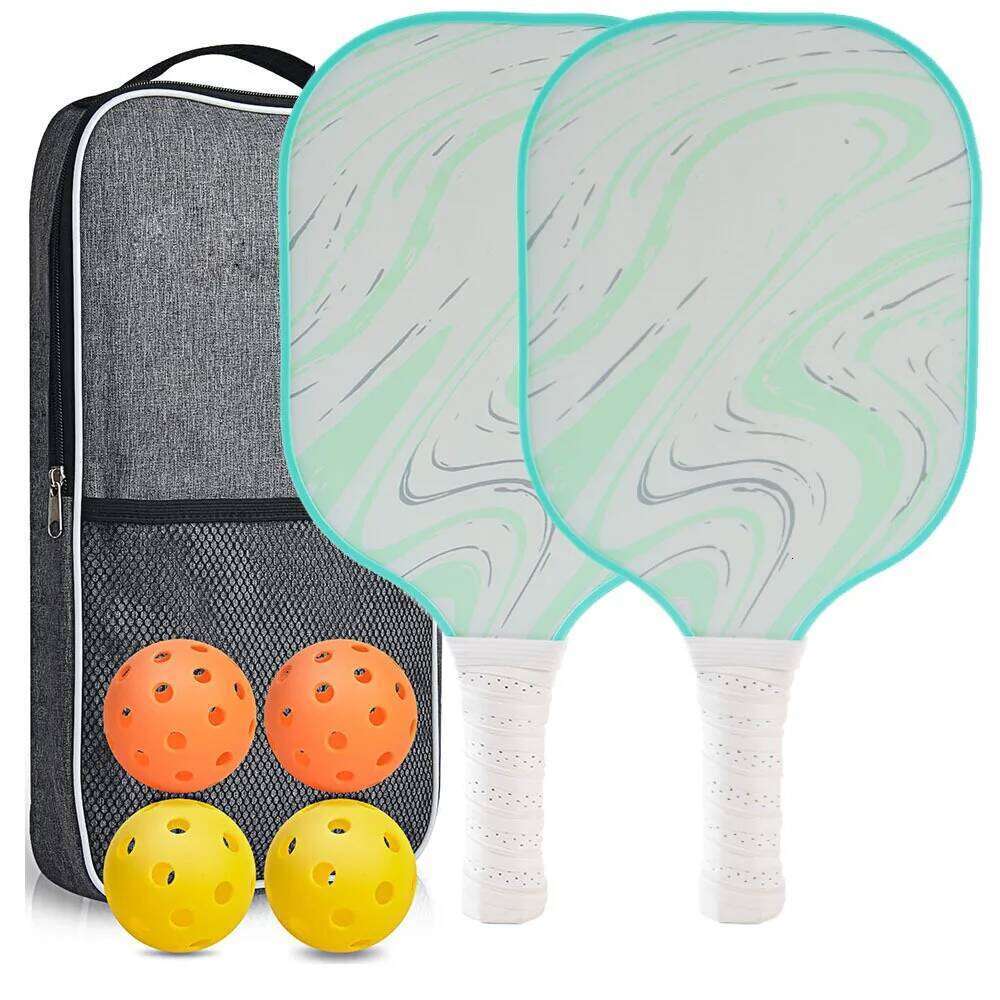 Pickleball Paddles USAPA Approved Set Rackets Honeycomb Core 4 Balls Portable Racquet Cover Carrying Bag Gift Kit Indoor Outdoor