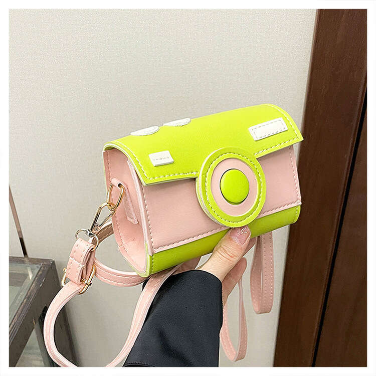 2025 Soft Girl Fresh Sweet Dreamy Personality Trendy Cute Patchwork Color Block Crossbody Shoulder Bag