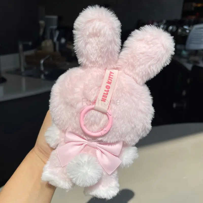 Sanrio Plush Fairy Rabbit Baby Series Kuromi Cinnamoroll Hello Kitty Poseable Vinyl Doll Cute Collectible Figurine Toy Gift X250605