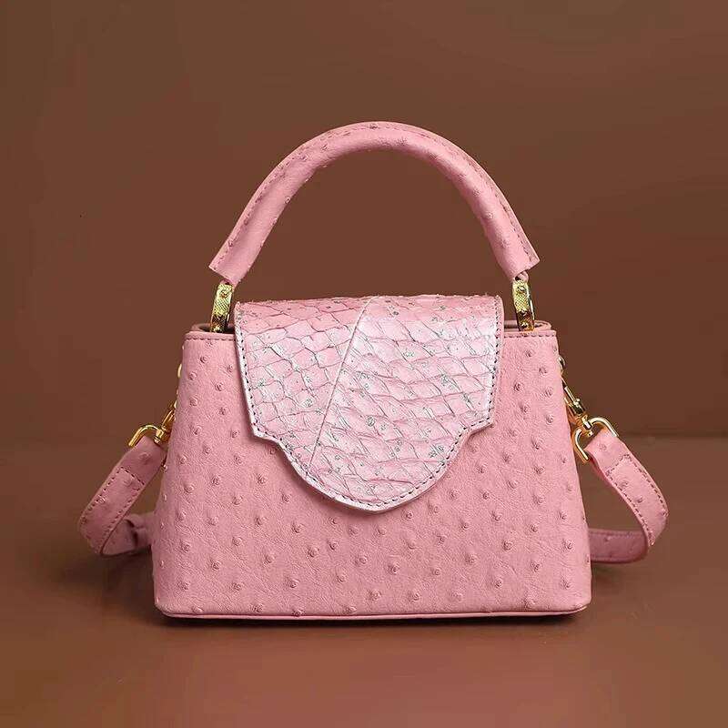 Women's Bags Designer Colorful Snake Pattern Women's High-End V-Shaped Light Niche Brand Unique Temperament Commuter Shoulder Messenger Bag