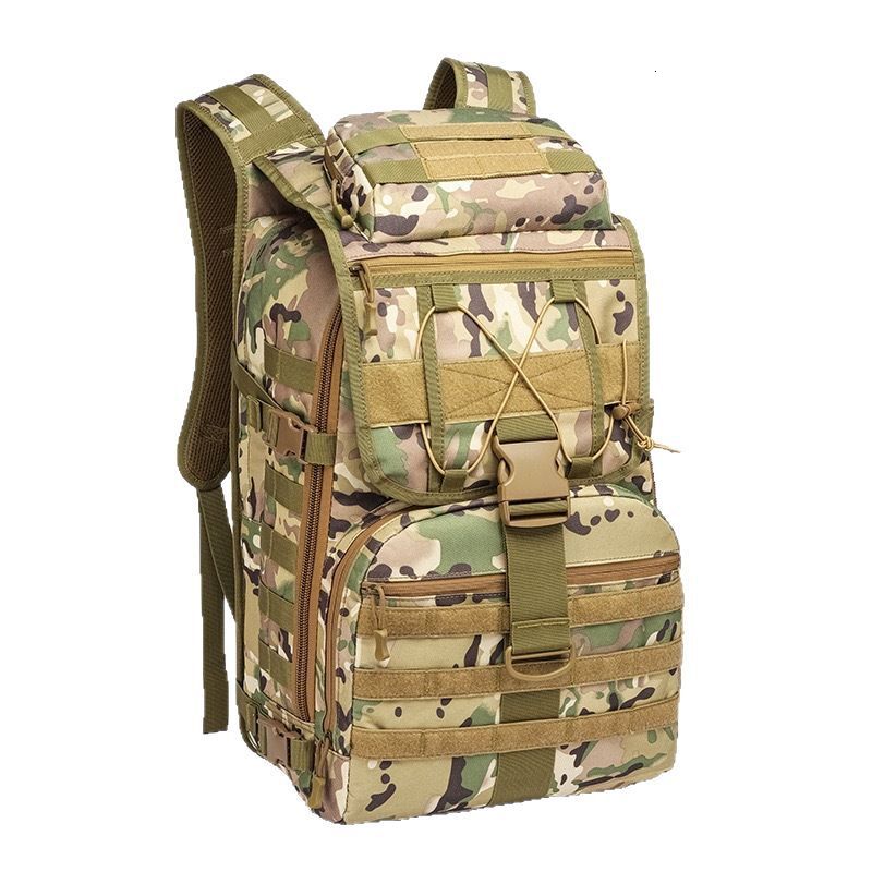 Lihai Outdoor Sports Camouflage Military Enthusiast Hiking Double Shoulder 3P Tactical Backpack Factory